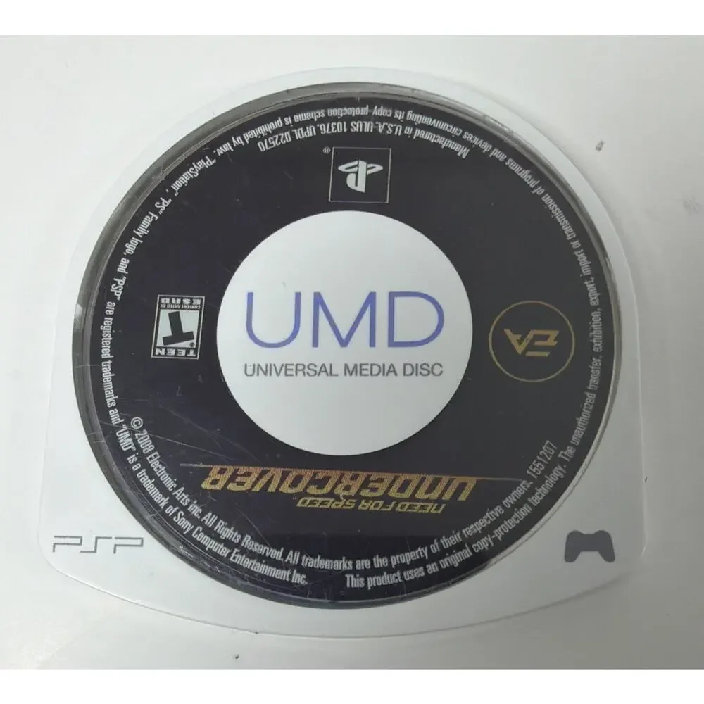 4 PSP UMD Games - Need For Speed Undercover Rock Band Madden 10 & Gran Turismo